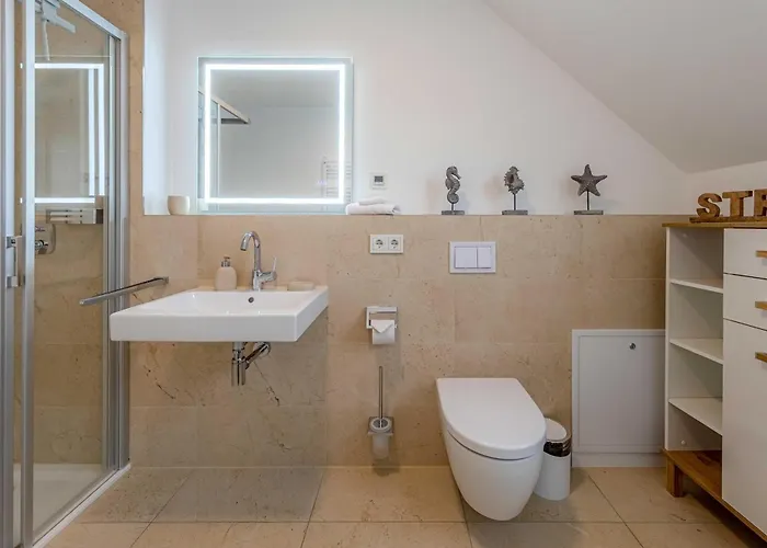 5 Sterne Ostseenest Mit Boddenblick 펜션 *